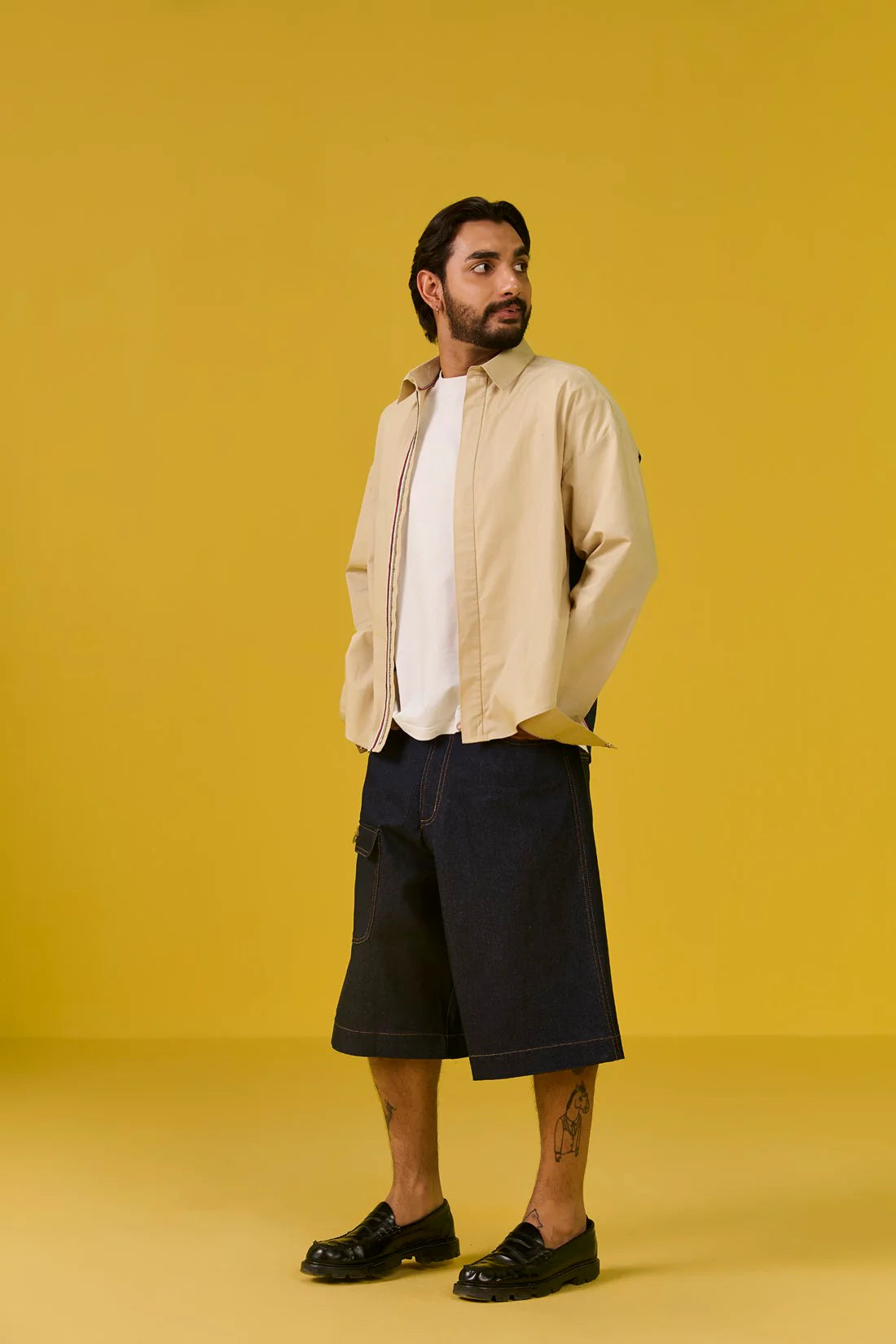 JOLT (Khaki & Navy Blue)