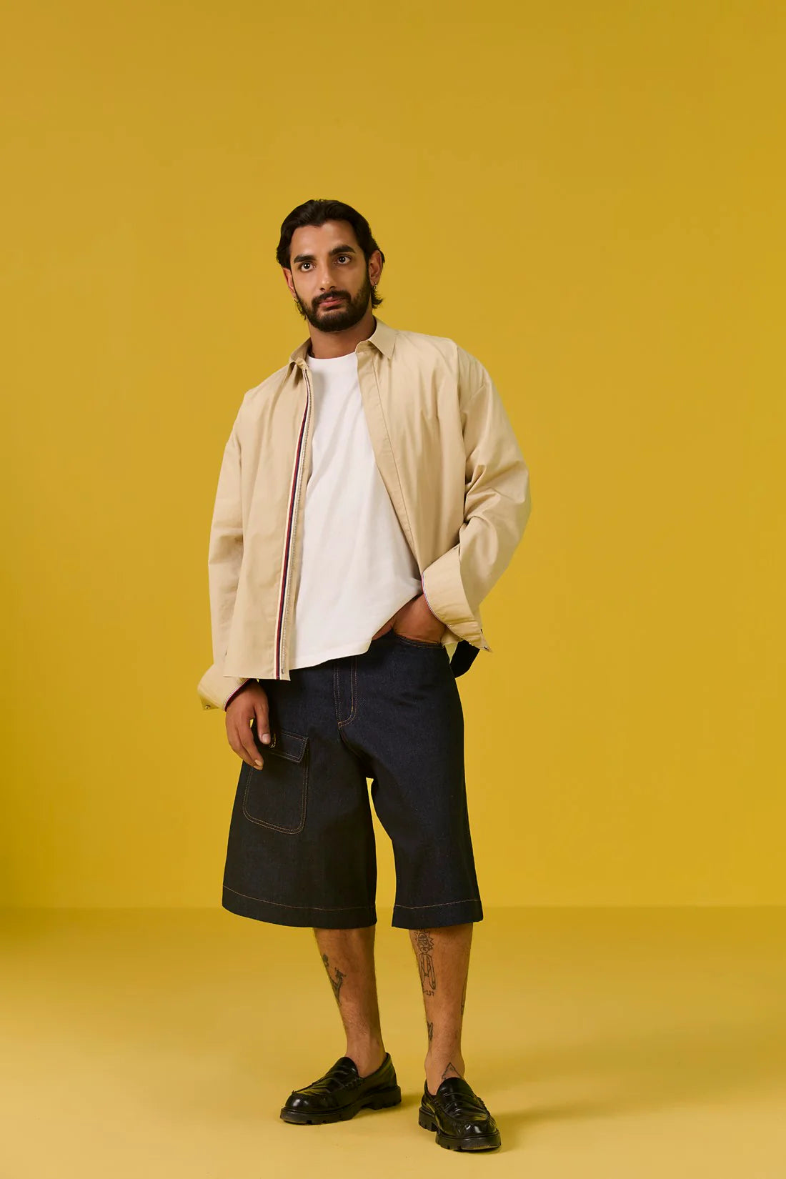 JOLT (Khaki & Navy Blue)