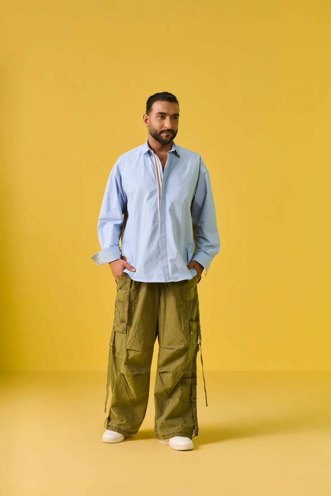 JOLT (Khaki & Light Blue)